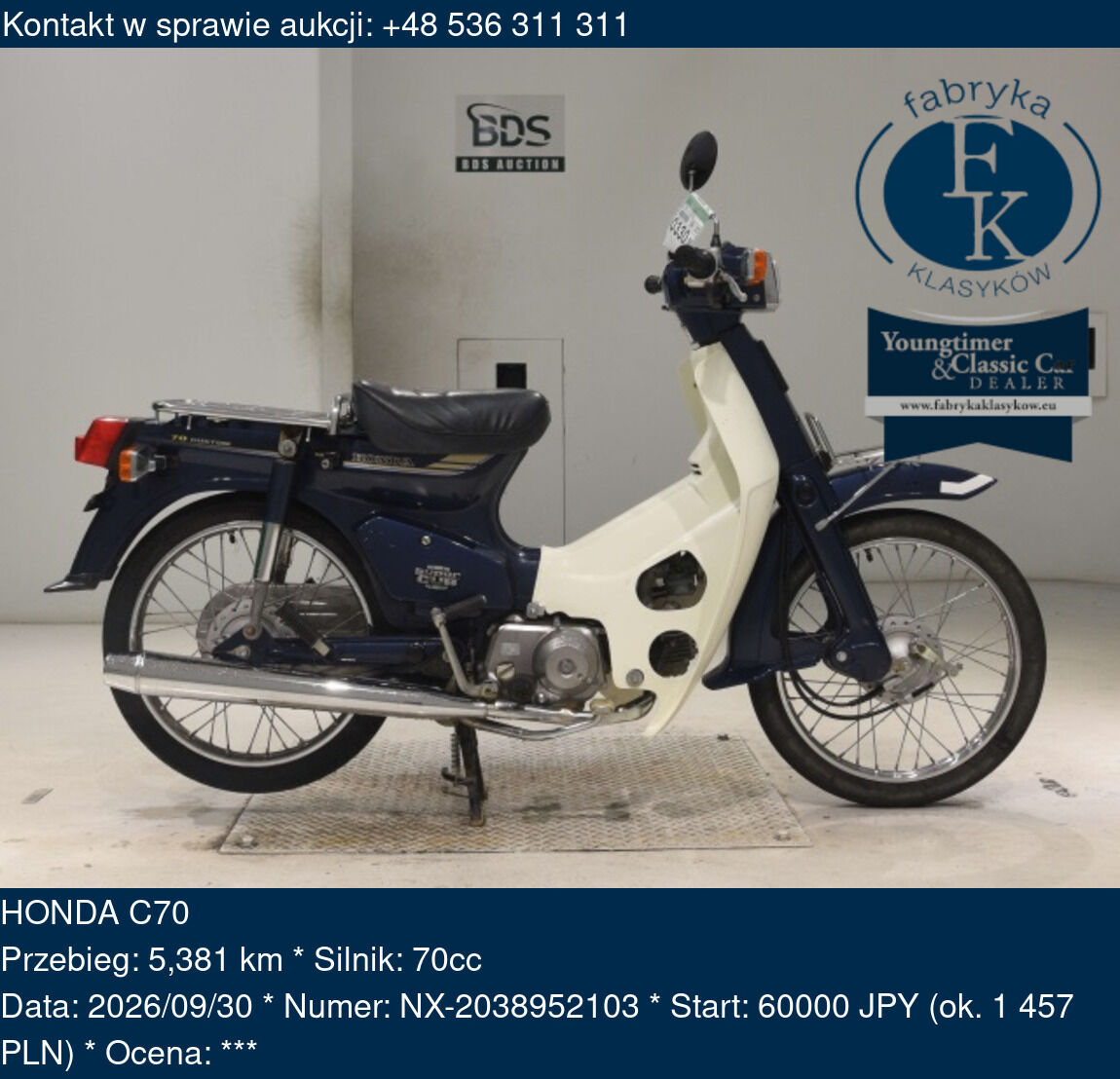 HONDA C70  - zdjęcie 2