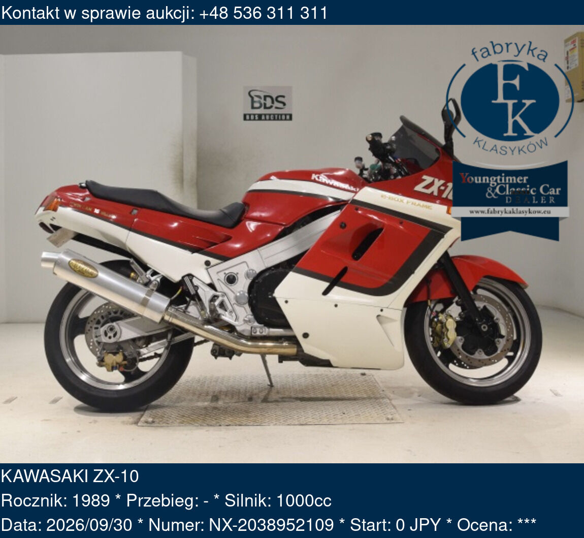 KAWASAKI ZX-10 1989 - zdjęcie 2