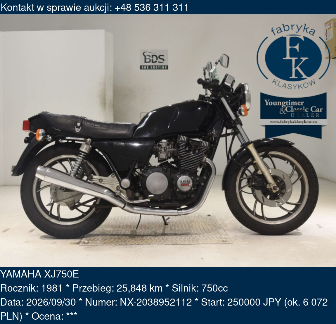 YAMAHA XJ750E 1981 - zdjęcie 2