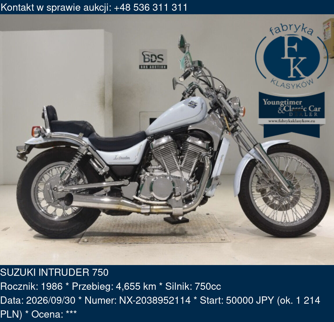 SUZUKI INTRUDER 750 1986 - zdjęcie 2