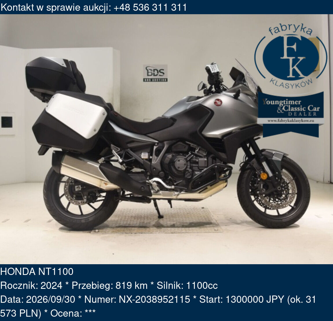 HONDA NT1100 2024 - zdjęcie 2
