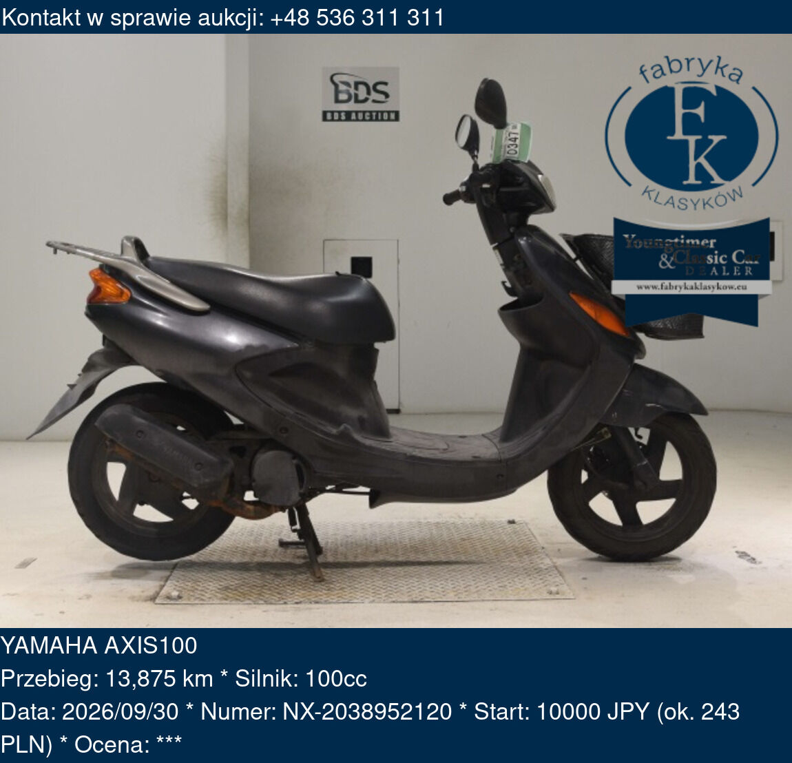YAMAHA AXIS100  - zdjęcie 2