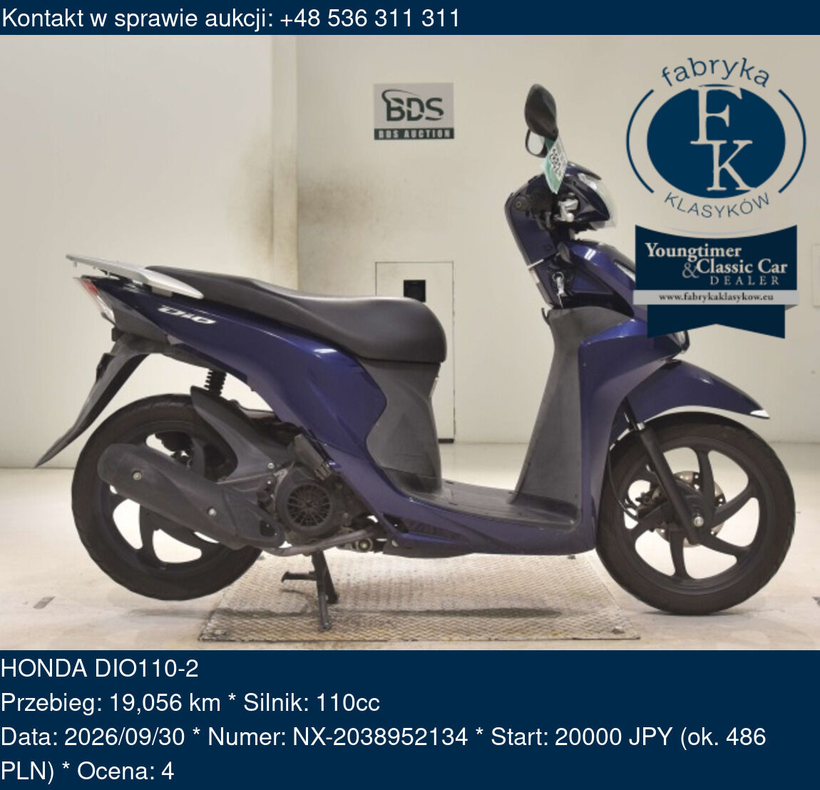 HONDA DIO110-2 - zdjęcie 2