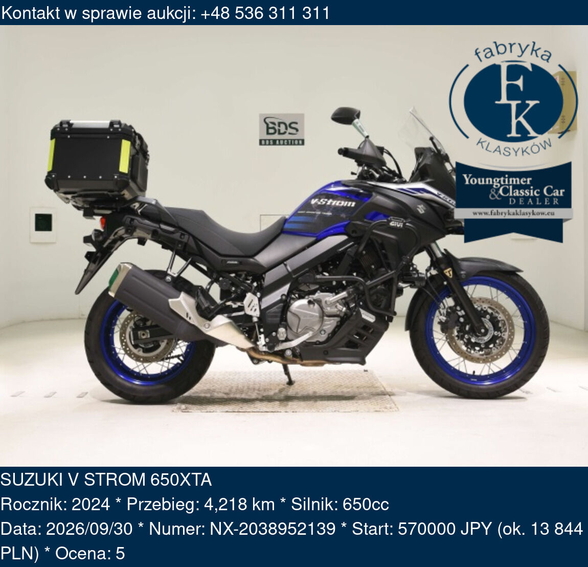 SUZUKI V STROM 650XTA 2024 - zdjęcie 2