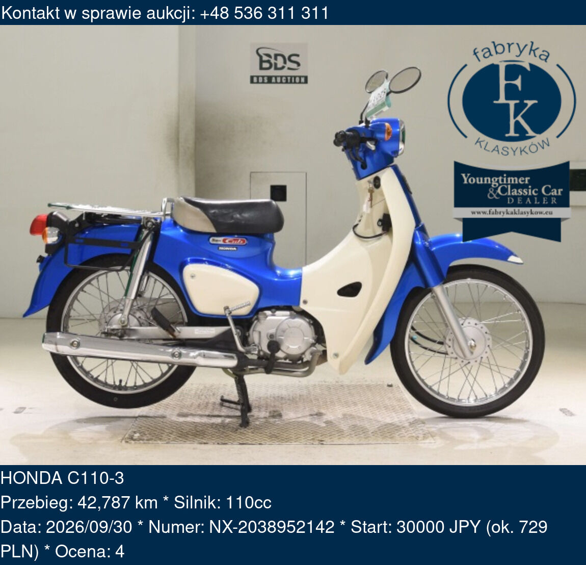 HONDA C110-3  - zdjęcie 2