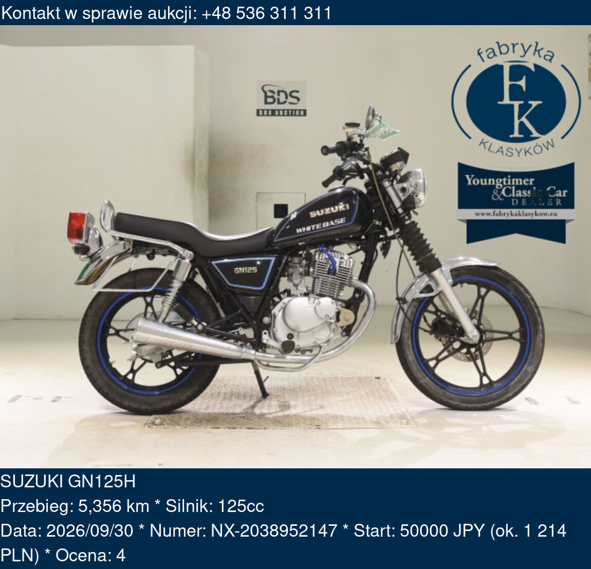 SUZUKI GN125H - zdjęcie 2