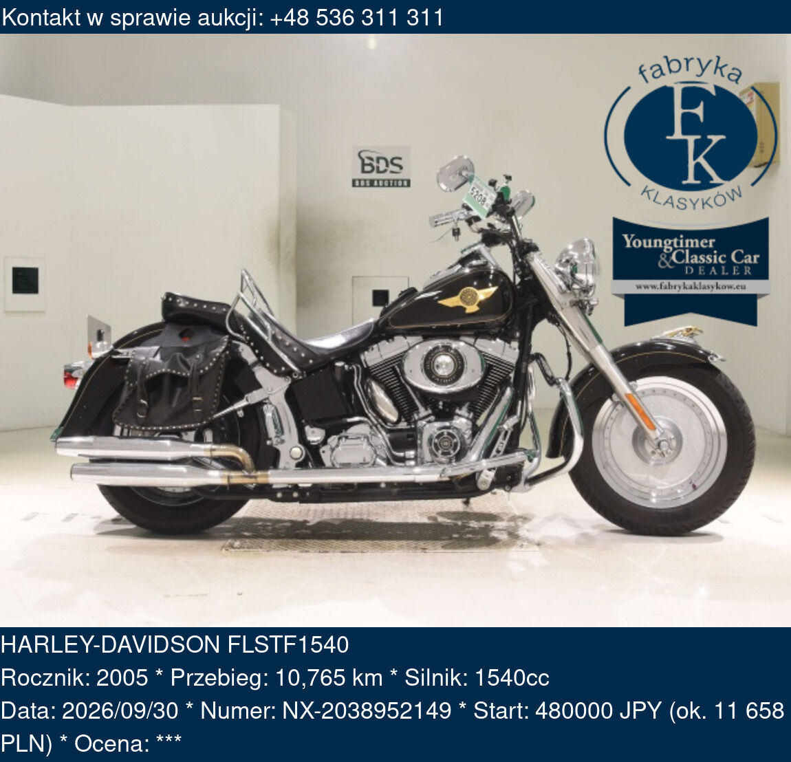 HARLEY-DAVIDSON FLSTF1540 2005 - zdjęcie 2