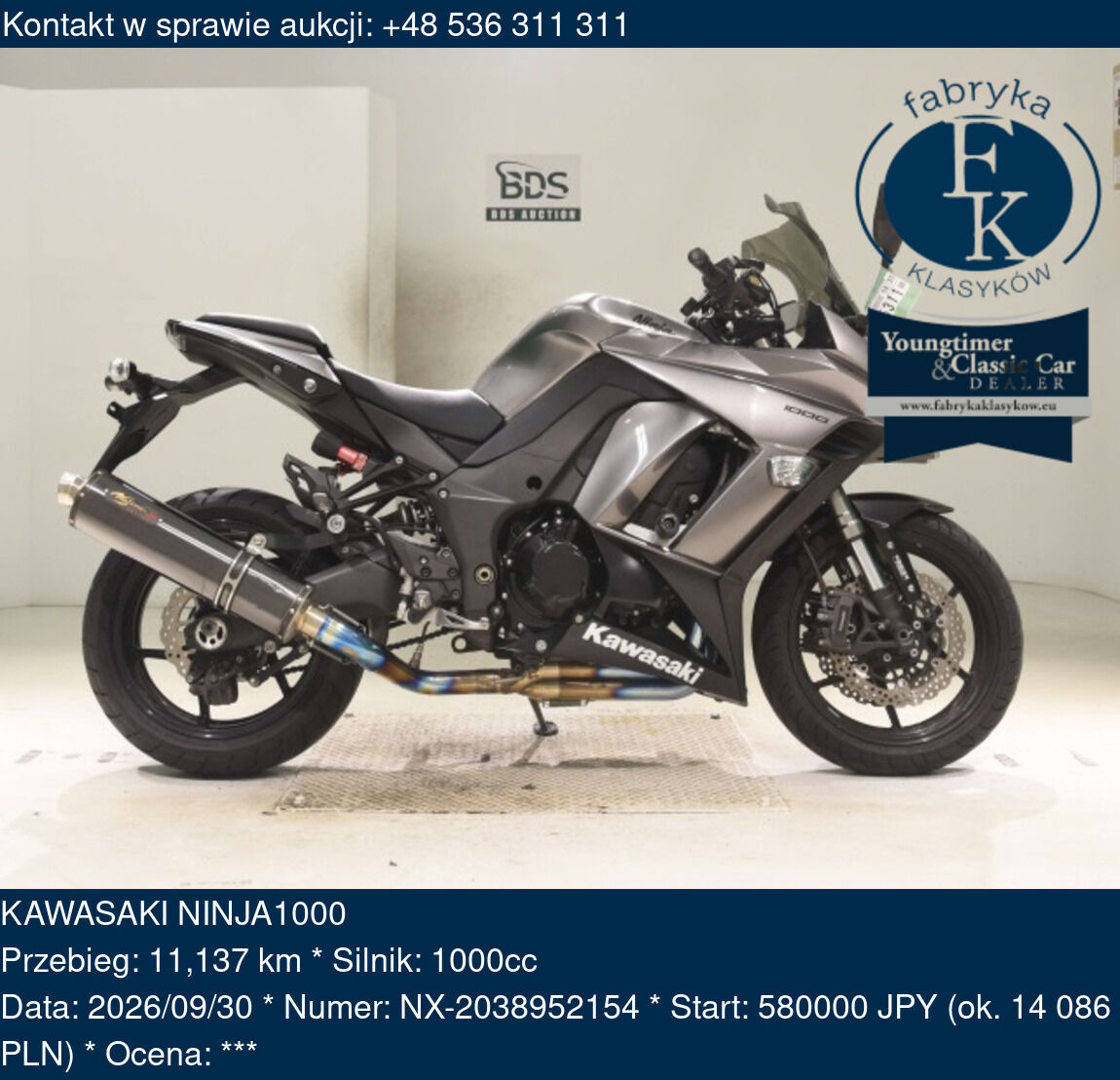 KAWASAKI NINJA1000  - zdjęcie 2