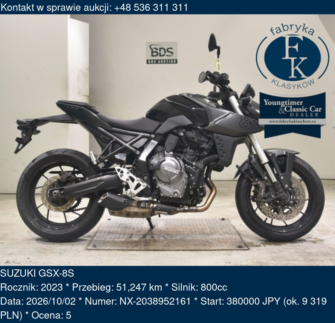 SUZUKI GSX-8S 2023 - zdjęcie 2