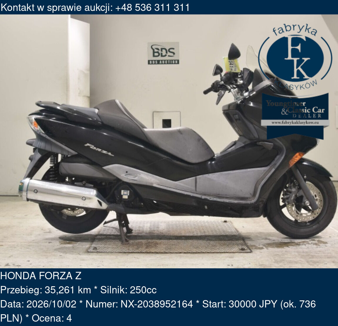 HONDA FORZA Z - zdjęcie 2