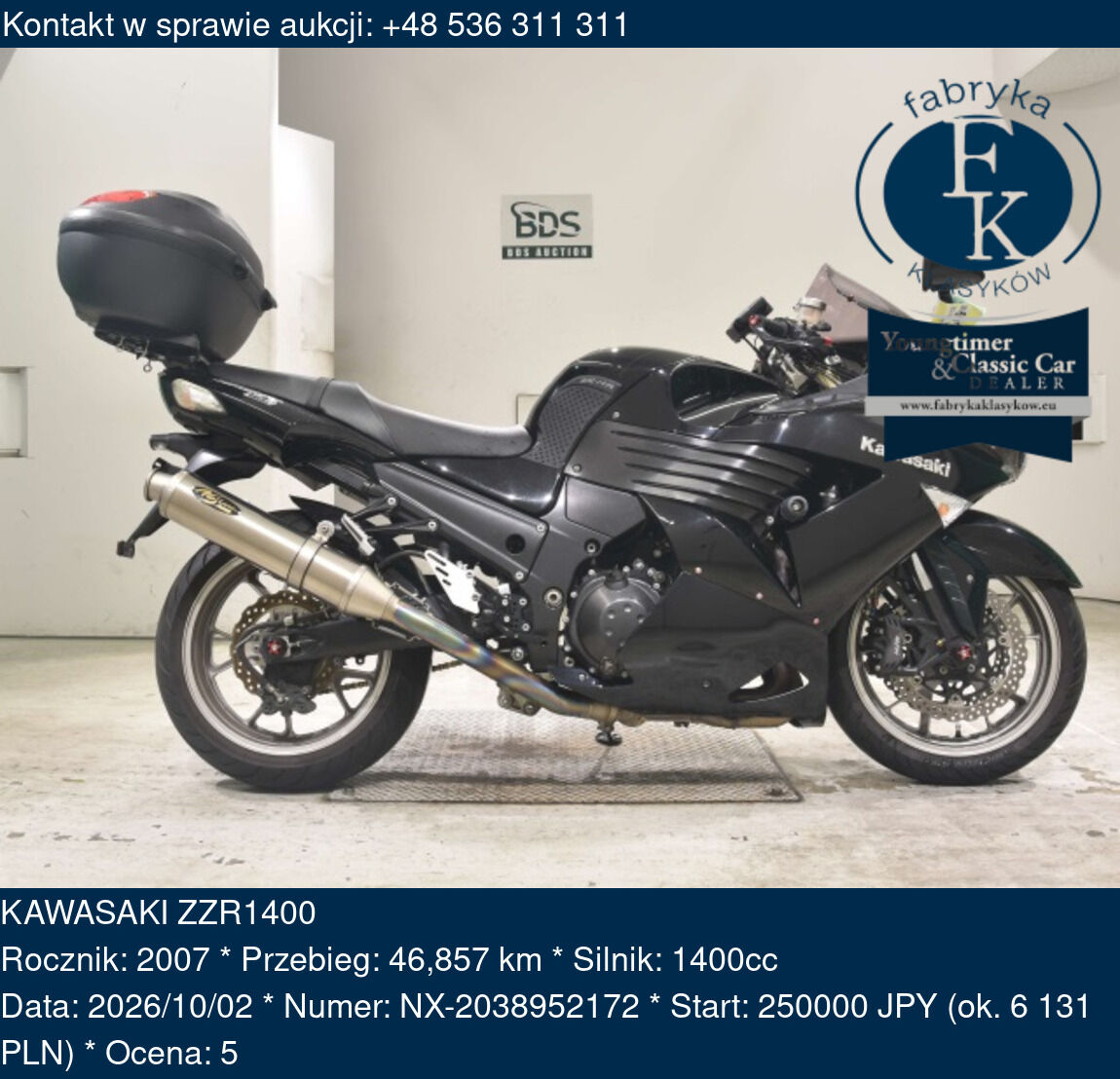 KAWASAKI ZZR1400 2007 - zdjęcie 2