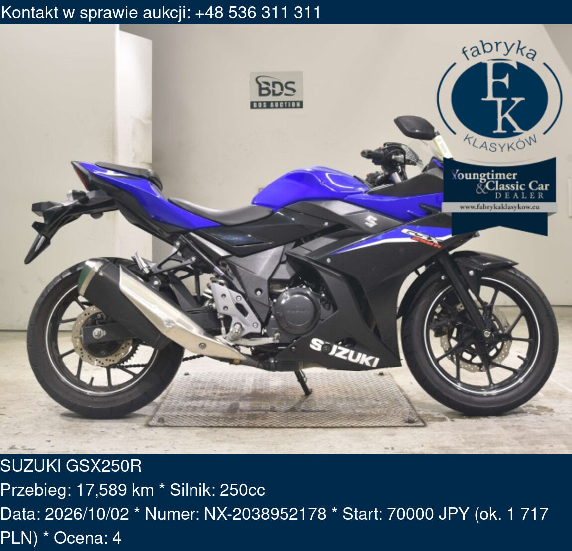 SUZUKI GSX250R  - zdjęcie 2