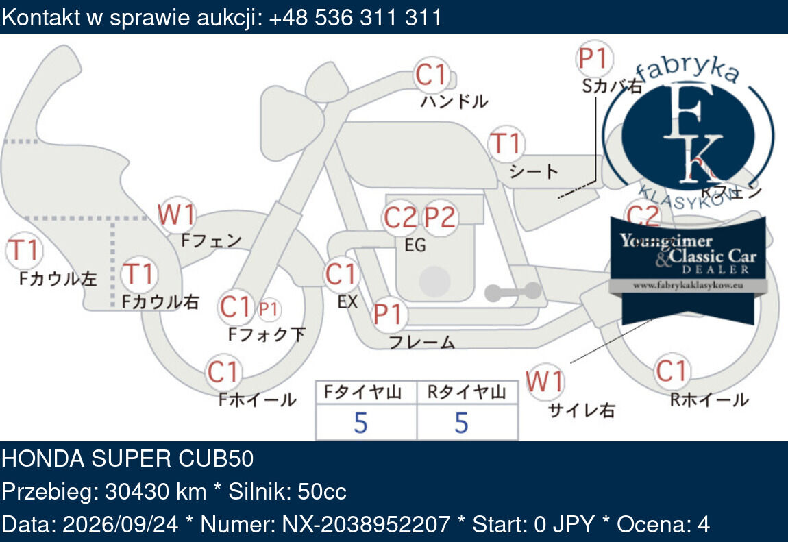 HONDA SUPER CUB50  - zdjęcie 2
