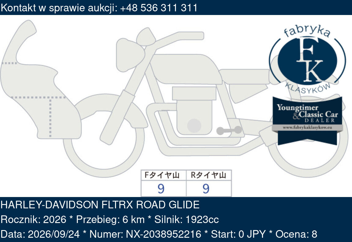 HARLEY-DAVIDSON FLTRX ROAD GLIDE 2026 - zdjęcie 2