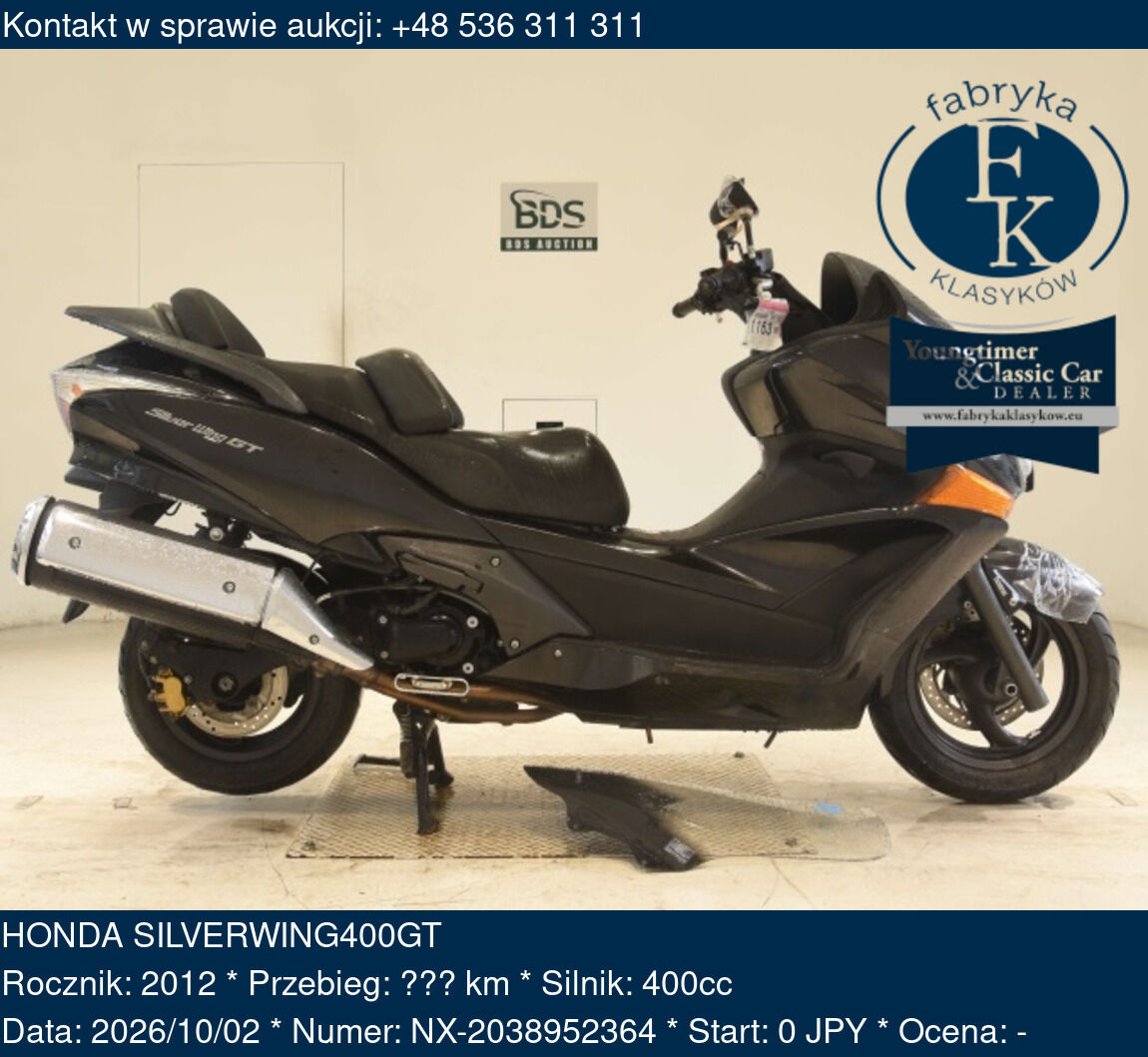 HONDA SILVERWING400GT 2012 - zdjęcie 2