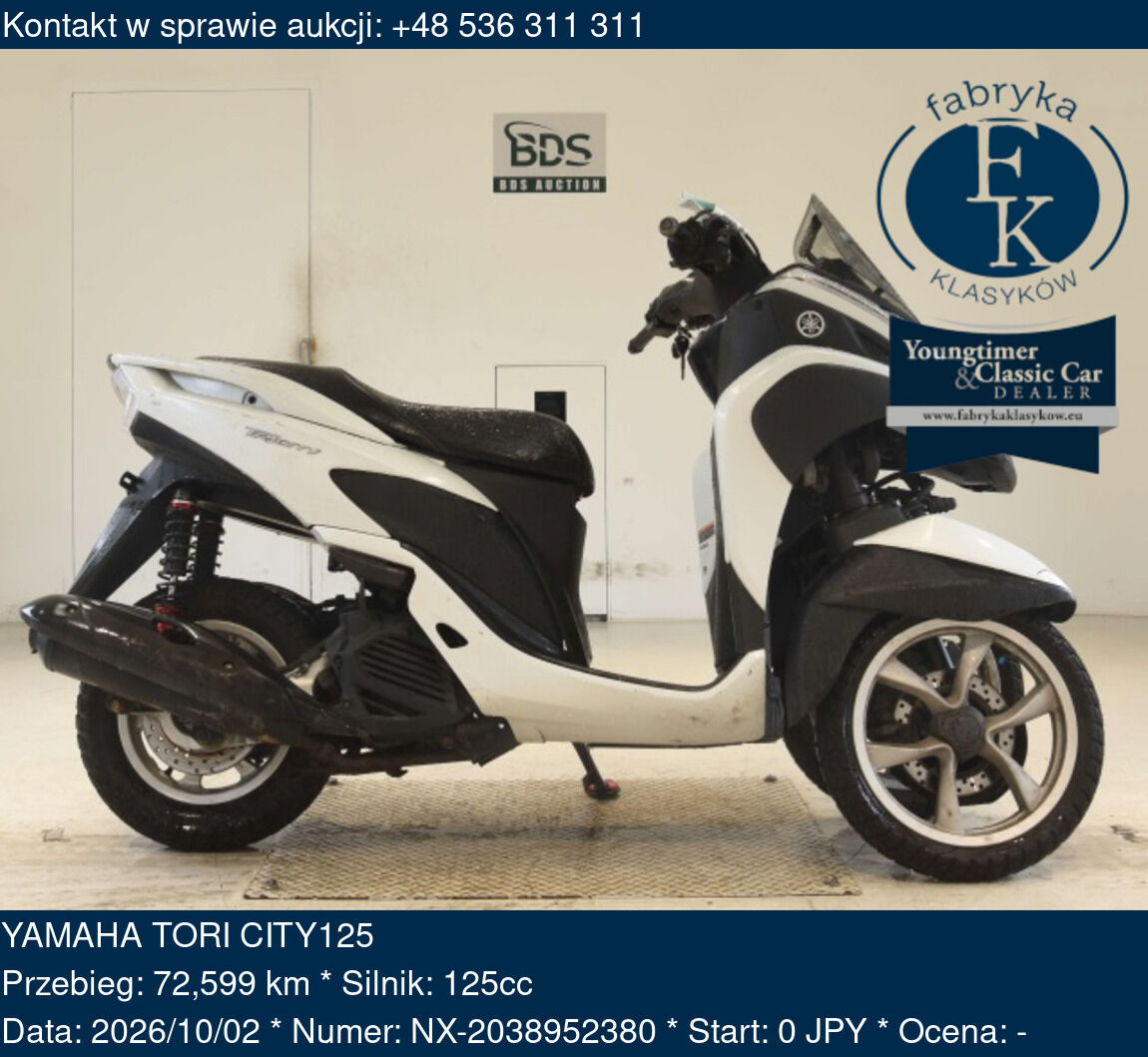YAMAHA TORI CITY125  - zdjęcie 2