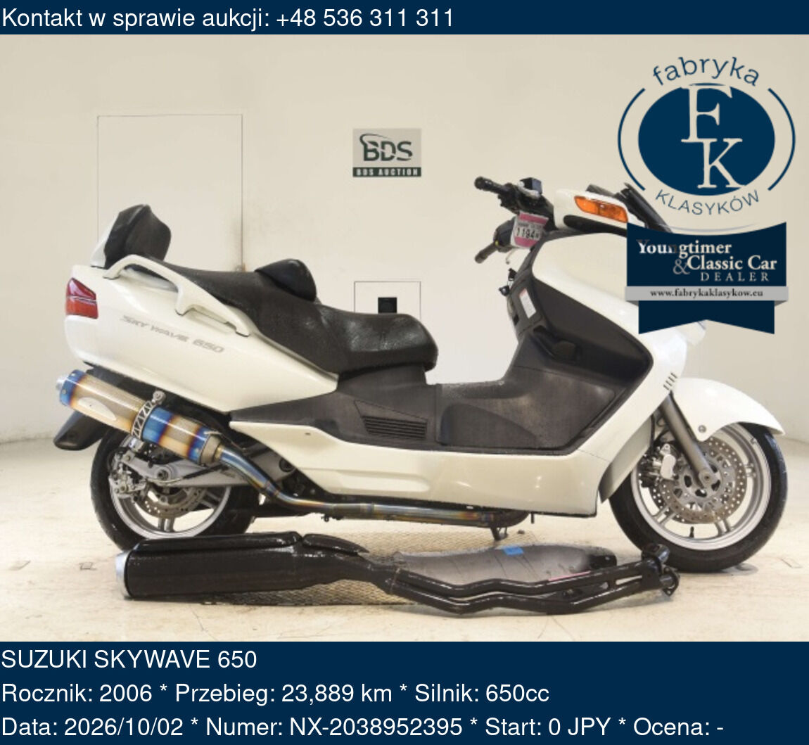 SUZUKI SKYWAVE 650 2006 - zdjęcie 26