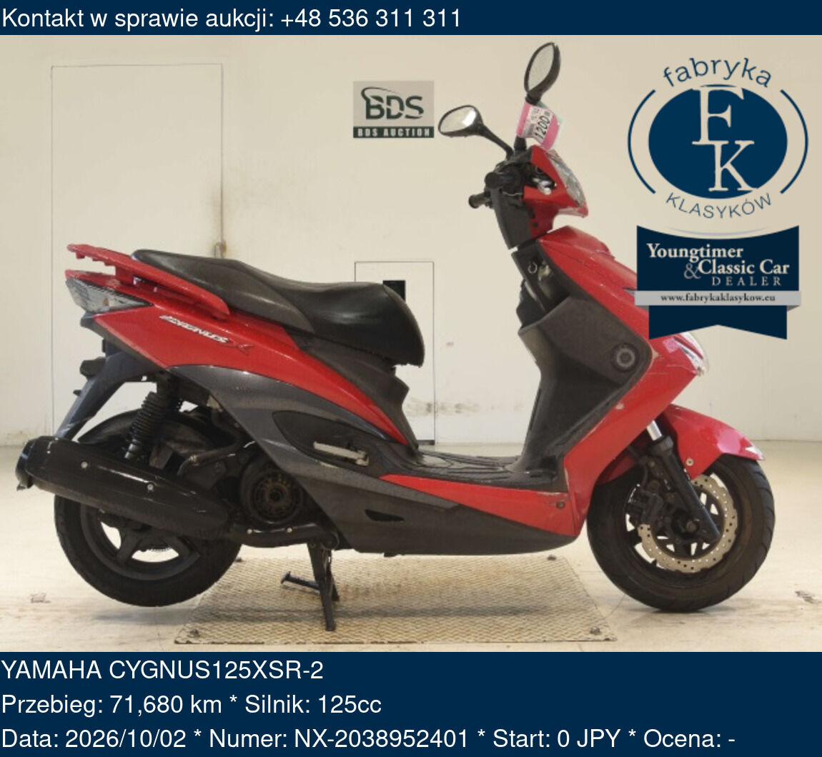 YAMAHA CYGNUS125XSR-2  - zdjęcie 2