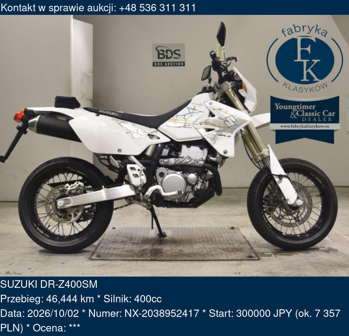 SUZUKI DR-Z400SM - zdjęcie 2