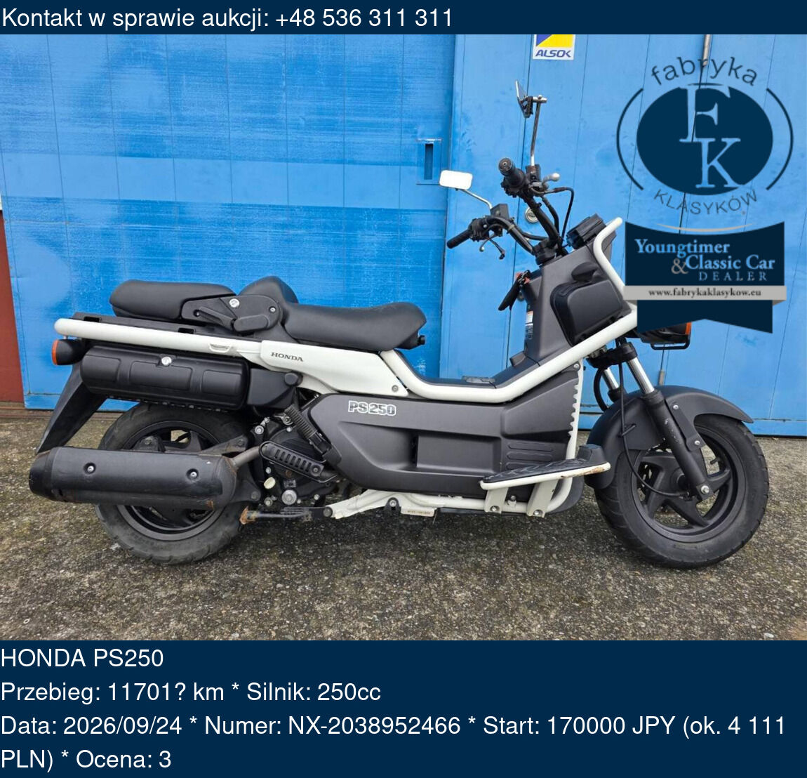 HONDA PS250 - zdjęcie 2
