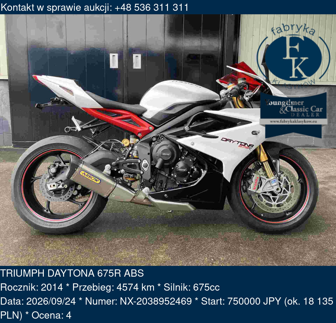 TRIUMPH DAYTONA 675R ABS 2014 - zdjęcie 2