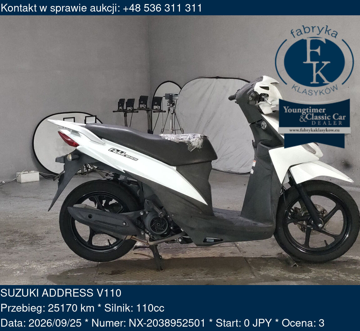 SUZUKI ADDRESS V110 - zdjęcie 2