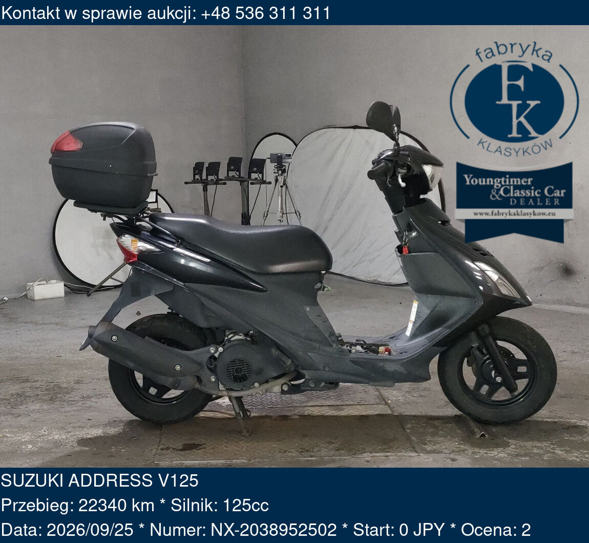 SUZUKI ADDRESS V125 - zdjęcie 2