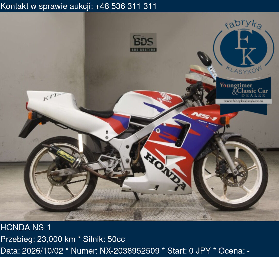 HONDA NS-1  - zdjęcie 2