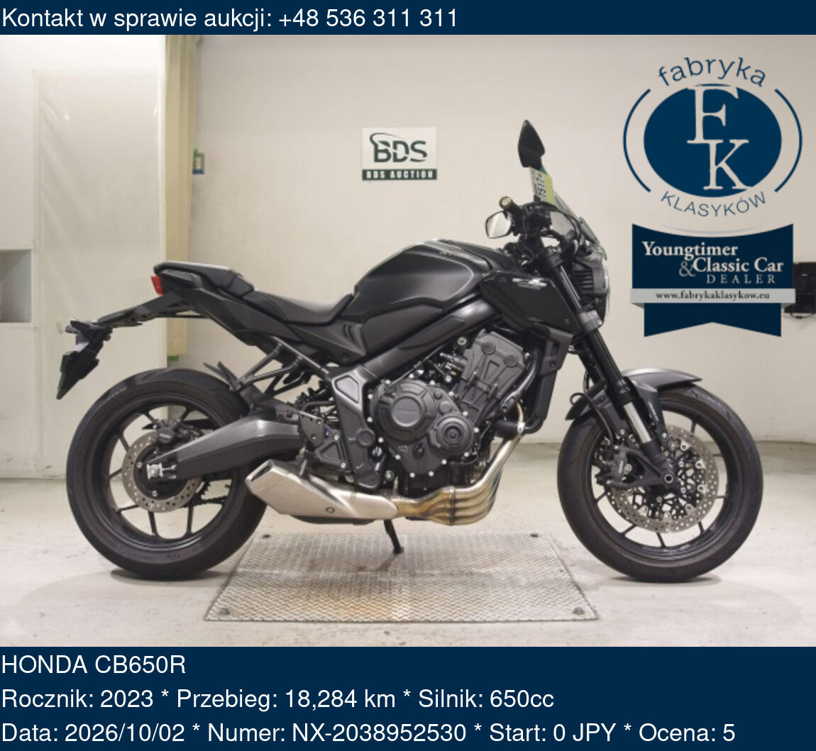 HONDA CB650R 2023 - zdjęcie 2