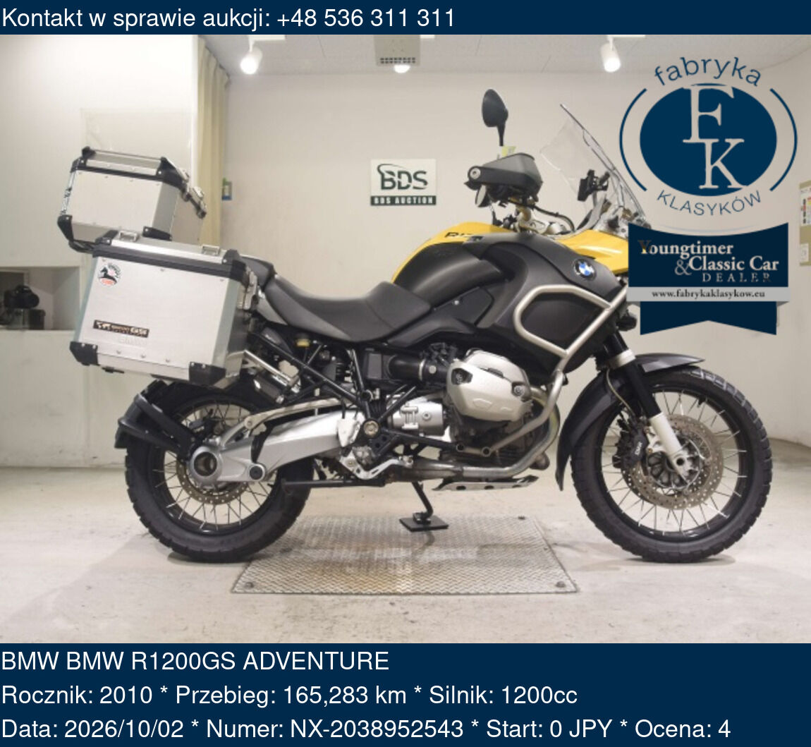 BMW BMW R1200GS ADVENTURE 2010 - zdjęcie 2