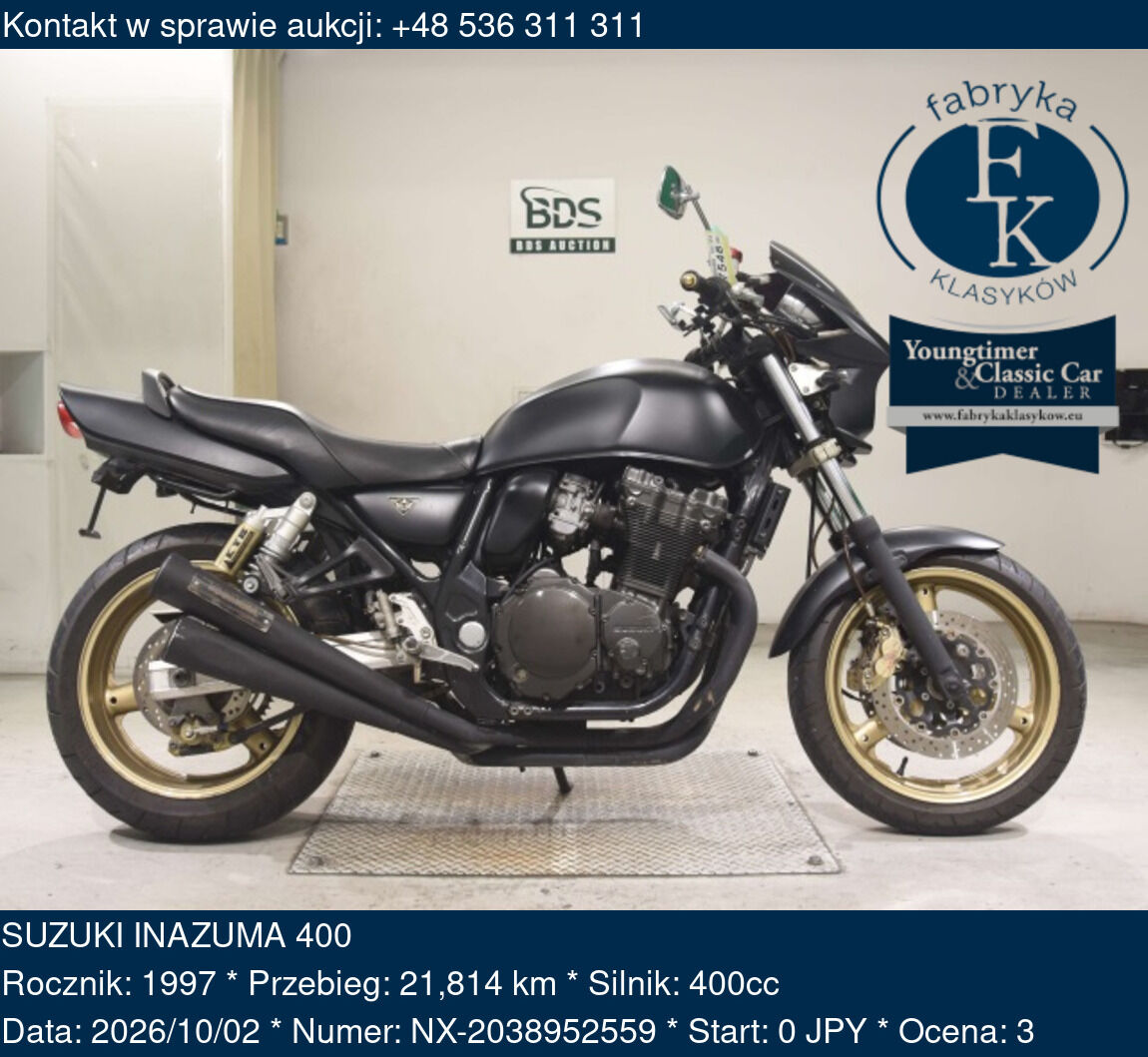 SUZUKI INAZUMA 400 1997 - zdjęcie 2