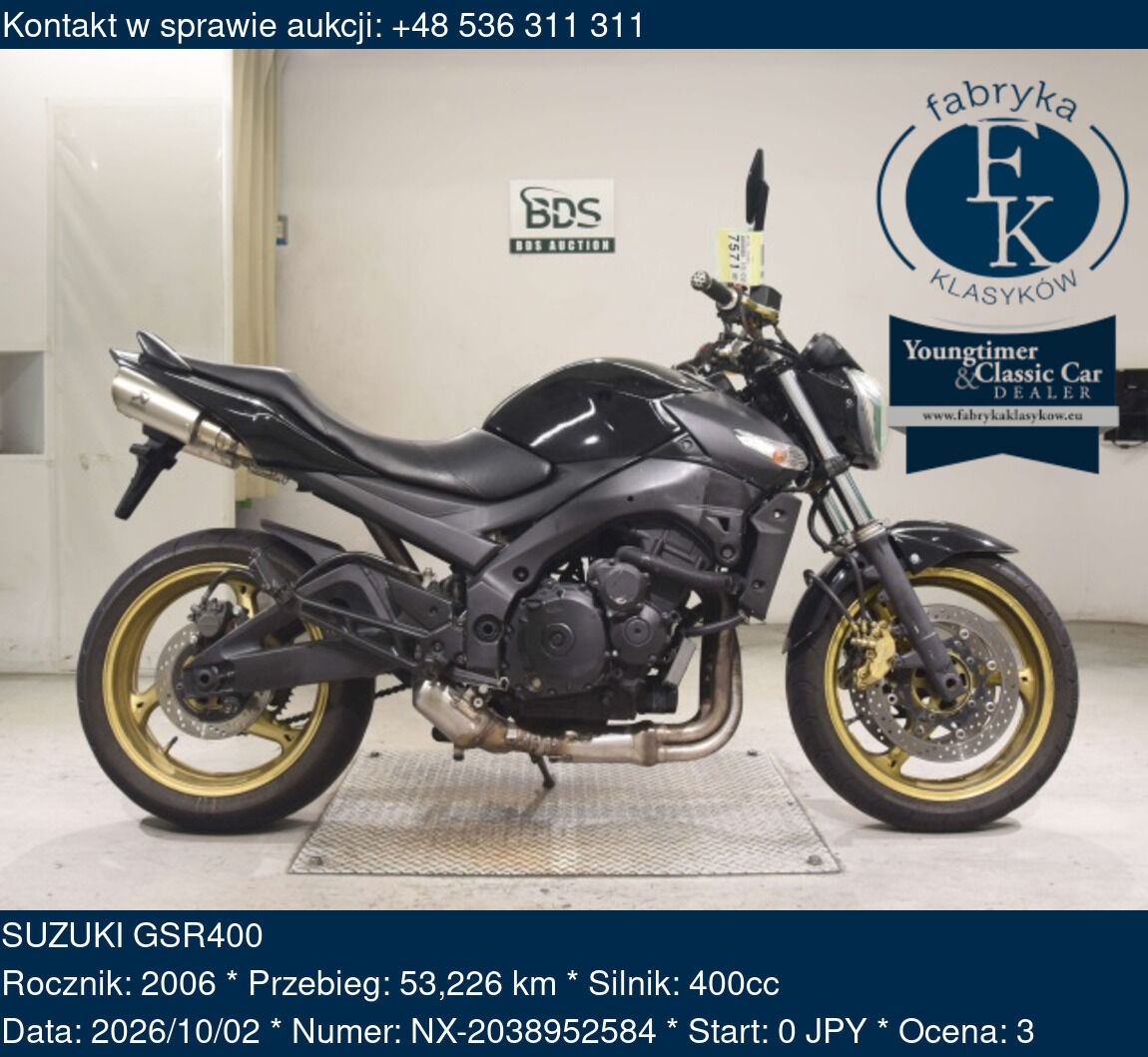SUZUKI GSR400 2006 - zdjęcie 2