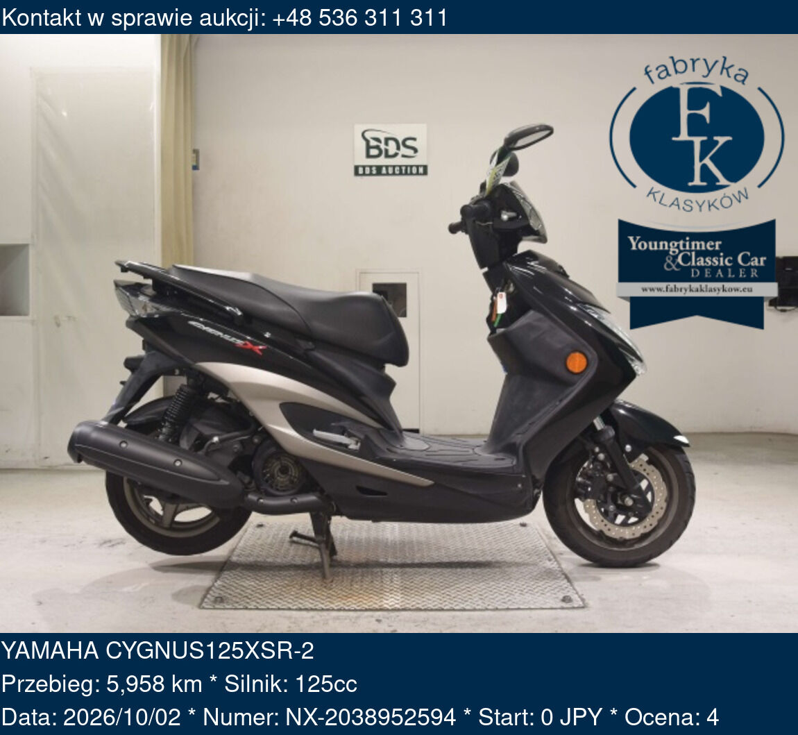 YAMAHA CYGNUS125XSR-2  - zdjęcie 2