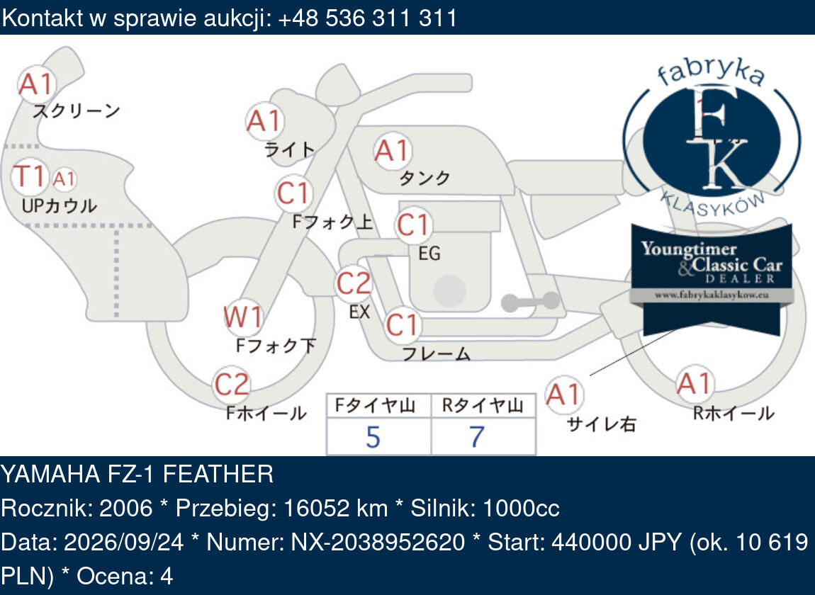 YAMAHA FZ-1 FEATHER 2006 - zdjęcie 2