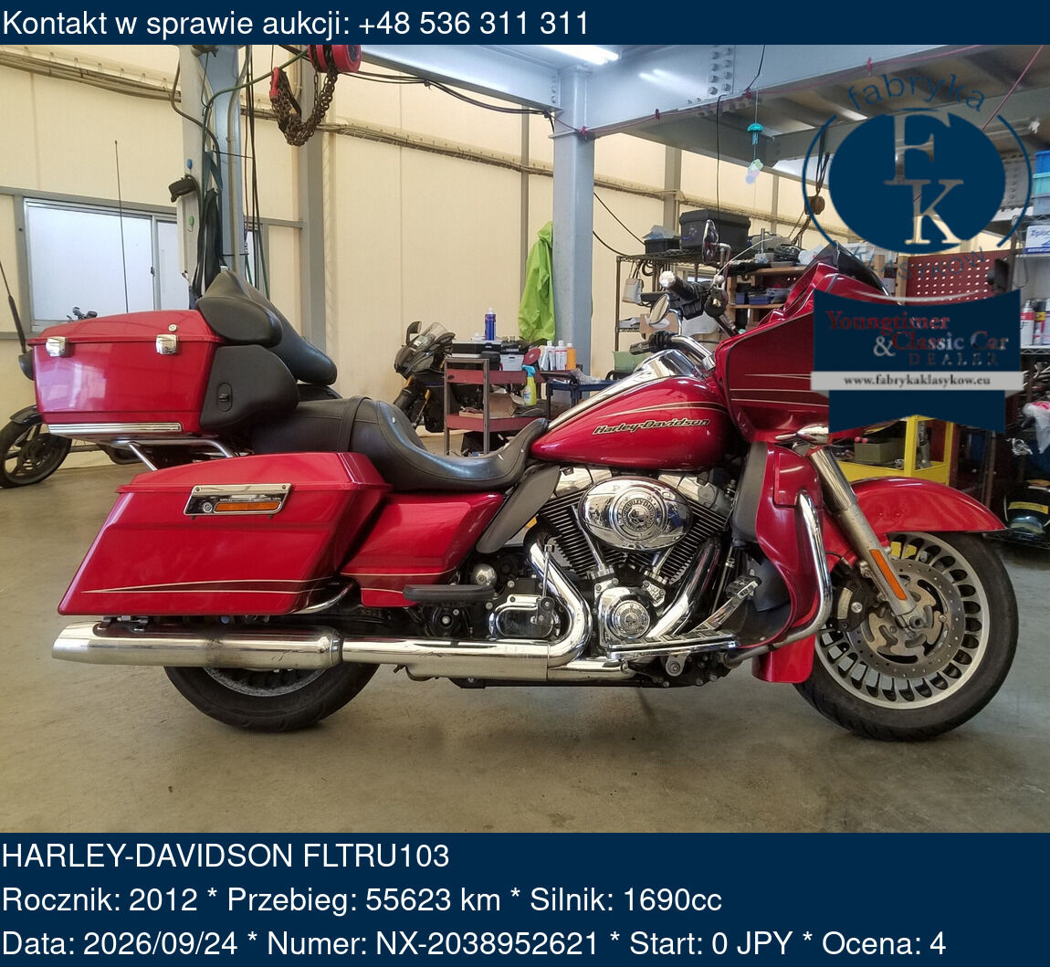 HARLEY-DAVIDSON FLTRU103 2012 - zdjęcie 2