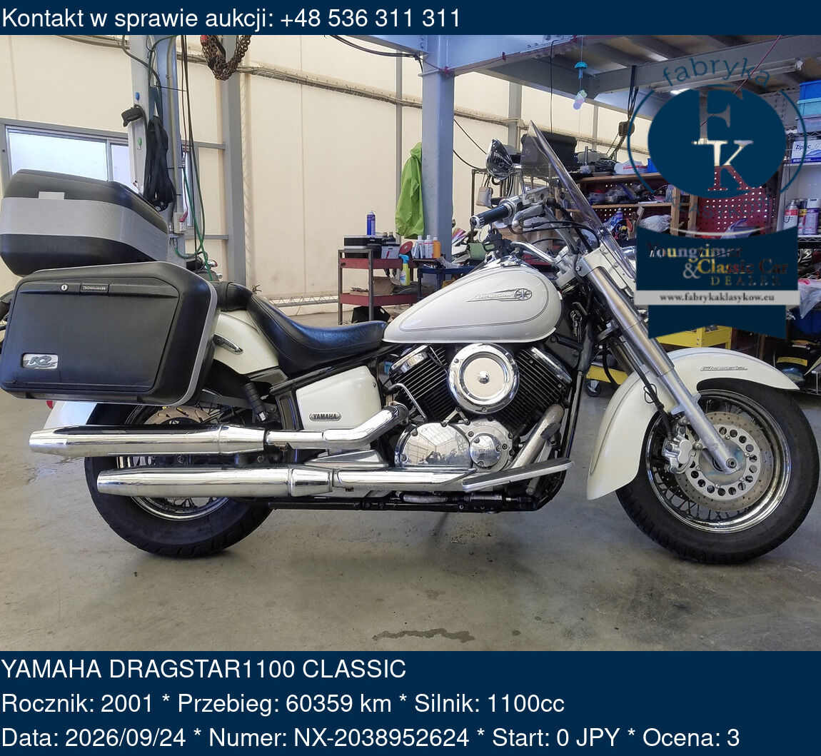 YAMAHA DRAGSTAR1100 CLASSIC 2001 - zdjęcie 2