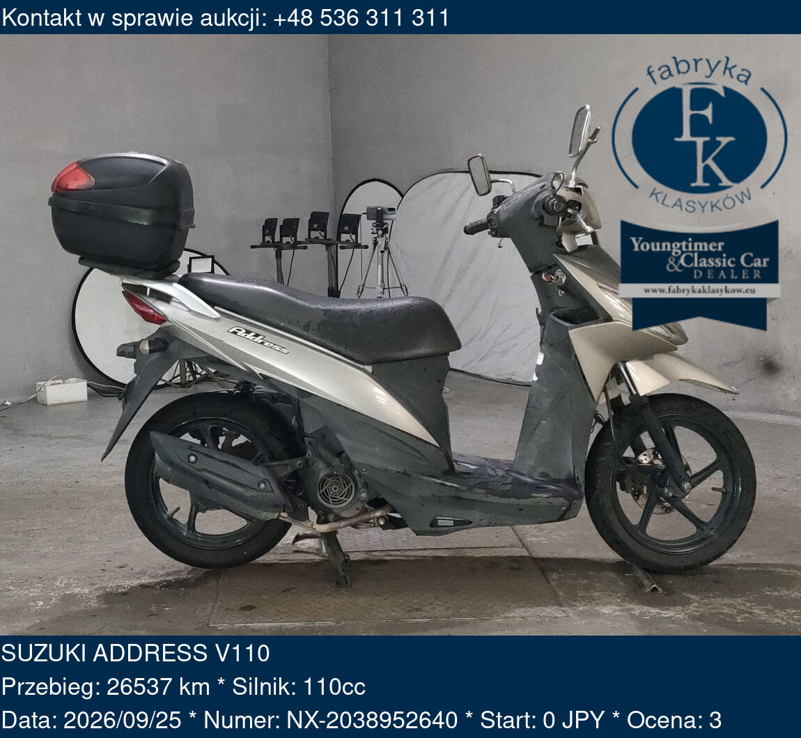 SUZUKI ADDRESS V110  - zdjęcie 2