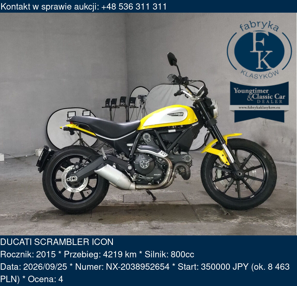 DUCATI SCRAMBLER ICON 2015 - zdjęcie 2