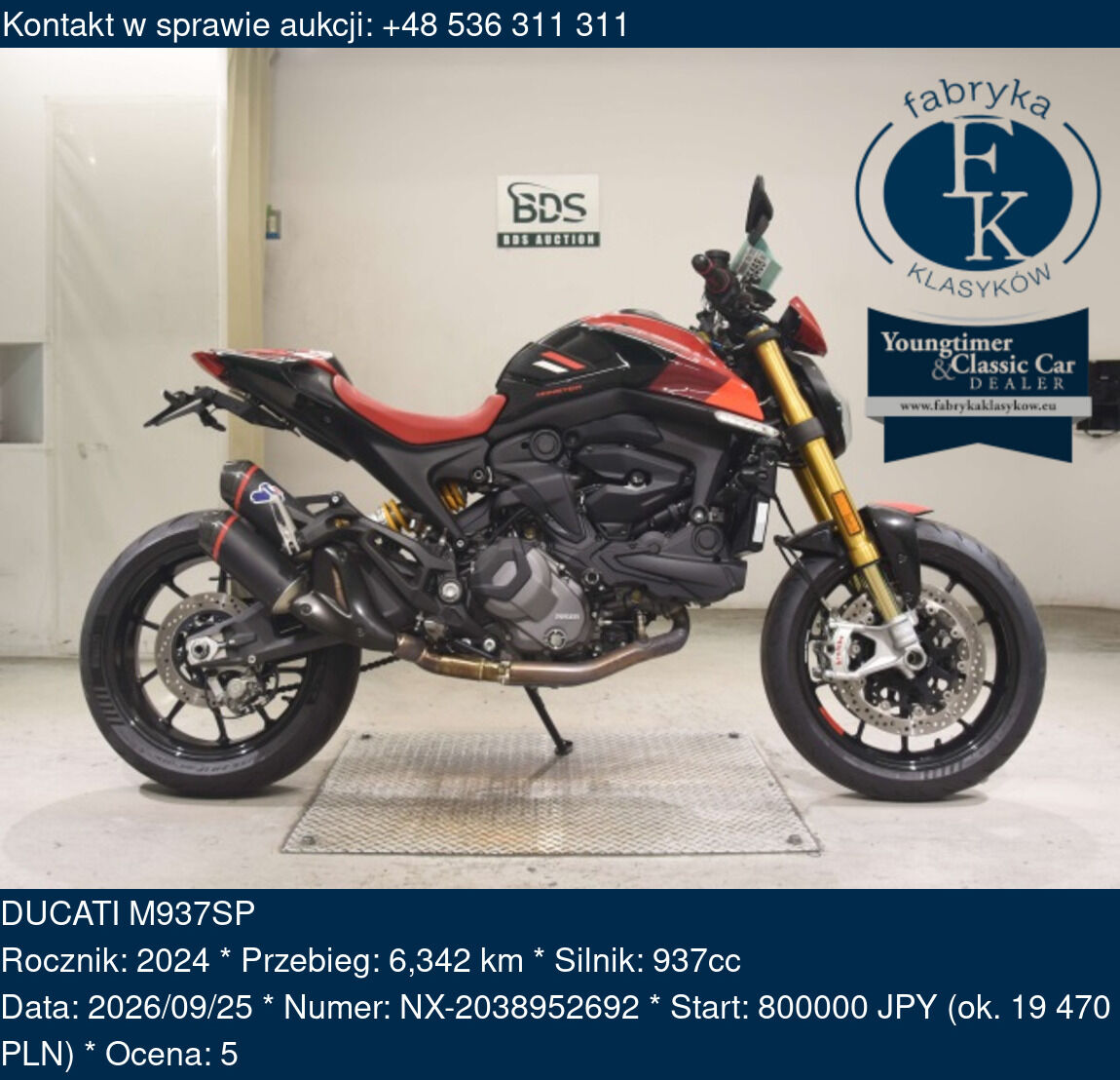 DUCATI M937SP 2024 - zdjęcie 2