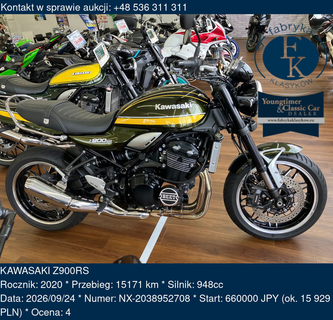 KAWASAKI Z900RS 2020 - zdjęcie 2