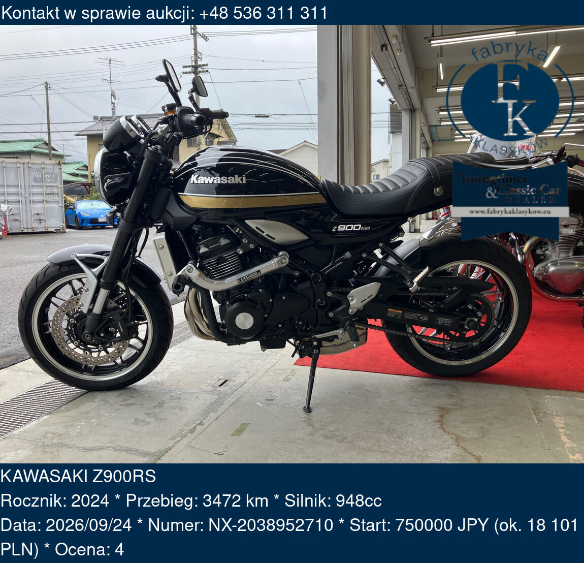 KAWASAKI Z900RS 2024 - zdjęcie 2