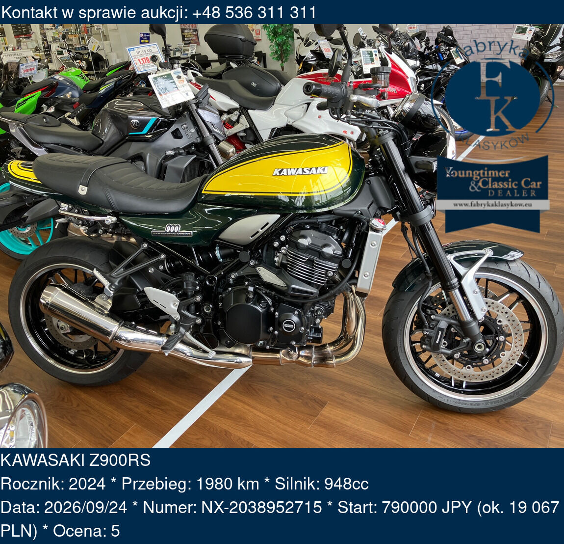 KAWASAKI Z900RS 2024 - zdjęcie 2