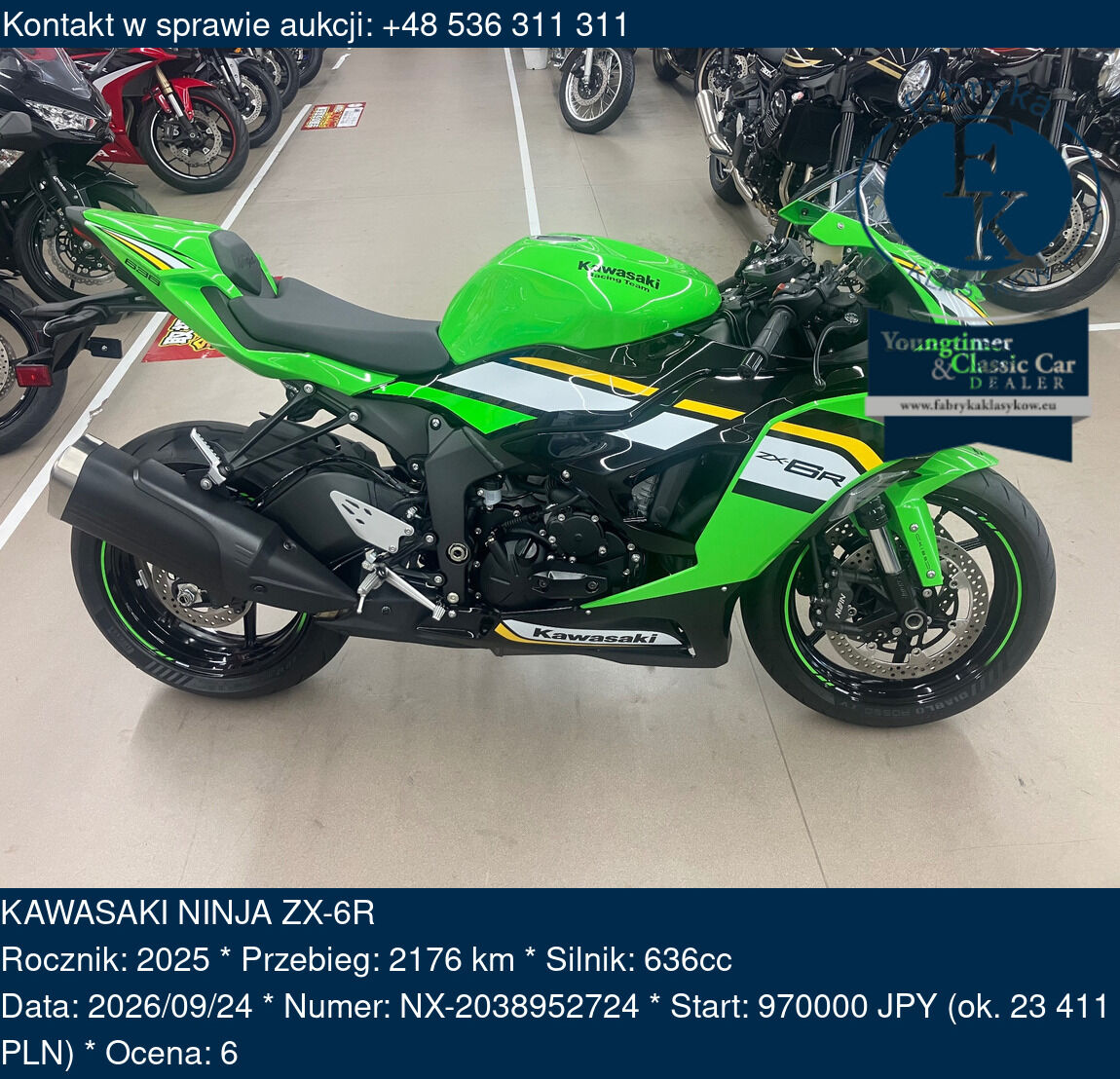 KAWASAKI NINJA ZX-6R 2025 - zdjęcie 2