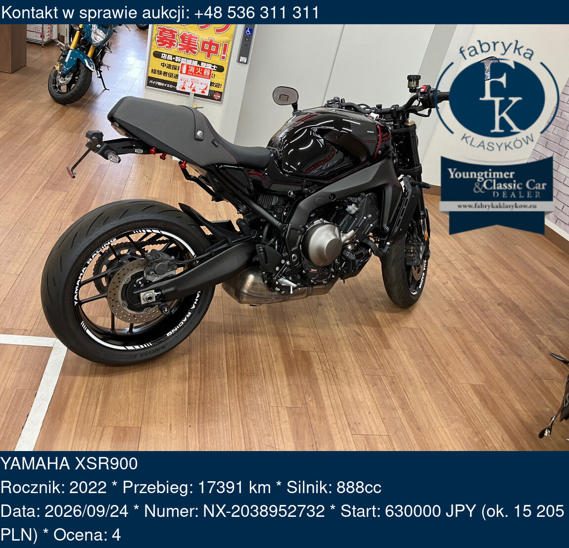 YAMAHA XSR900 2022 - zdjęcie 2
