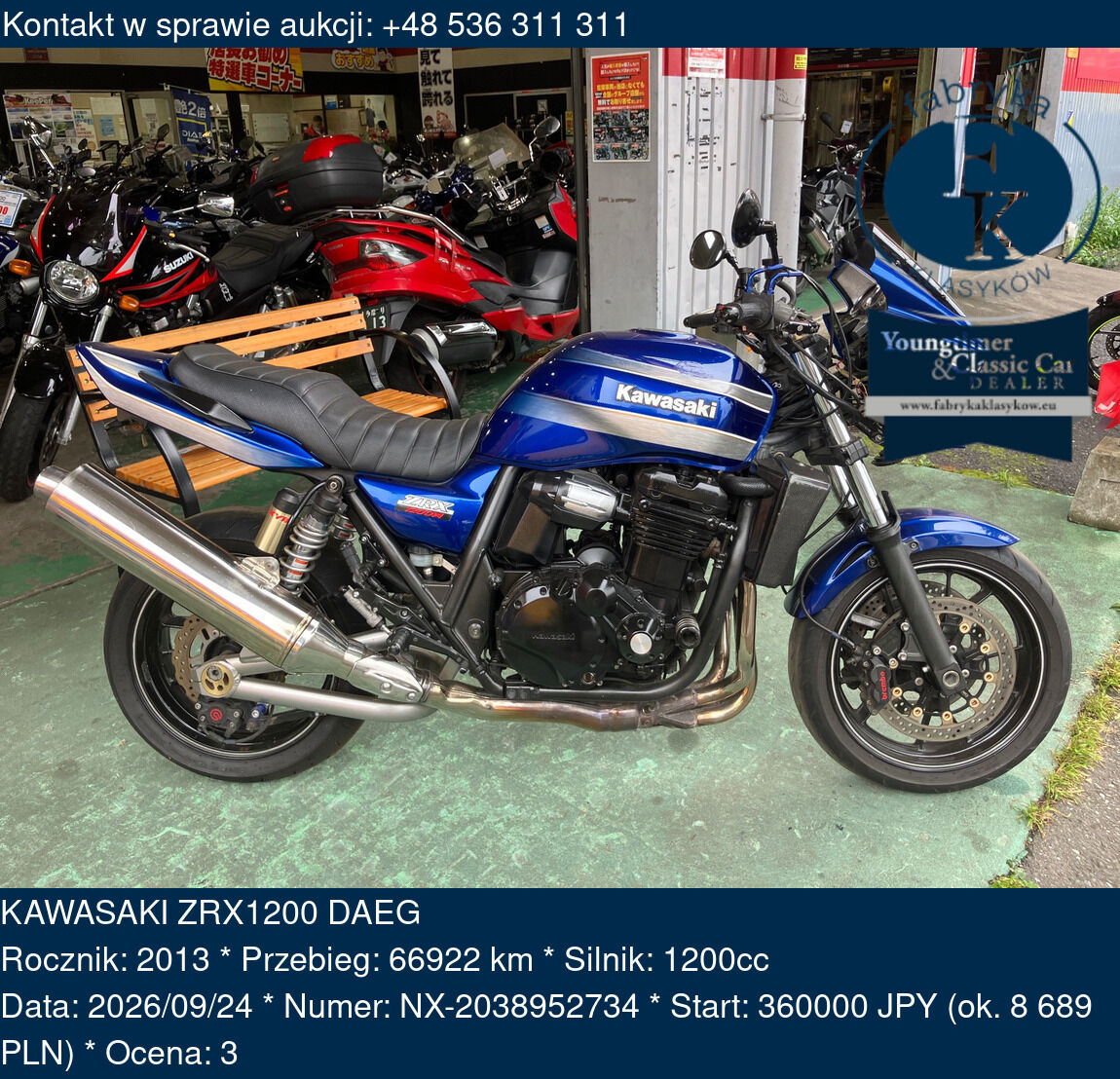 KAWASAKI ZRX1200 DAEG 2013 - zdjęcie 2
