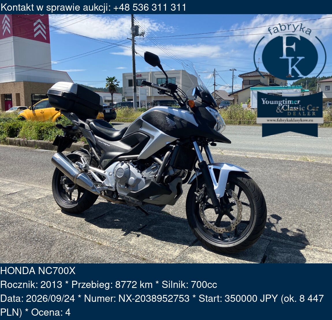 HONDA NC700X 2013 - zdjęcie 2