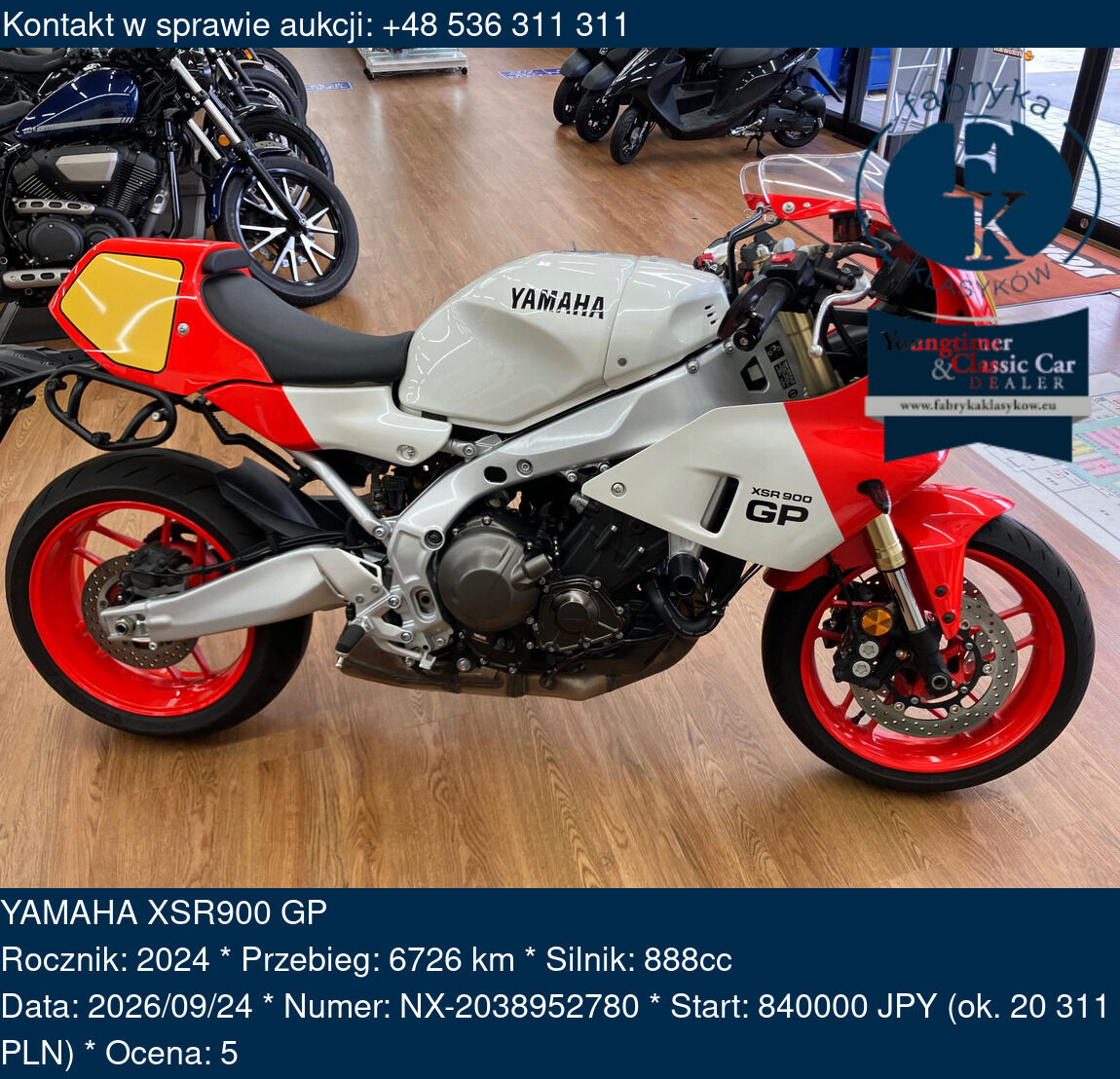 YAMAHA XSR900 GP 2024 - zdjęcie 2