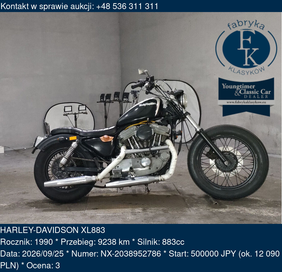HARLEY-DAVIDSON XL883 1990 - zdjęcie 2