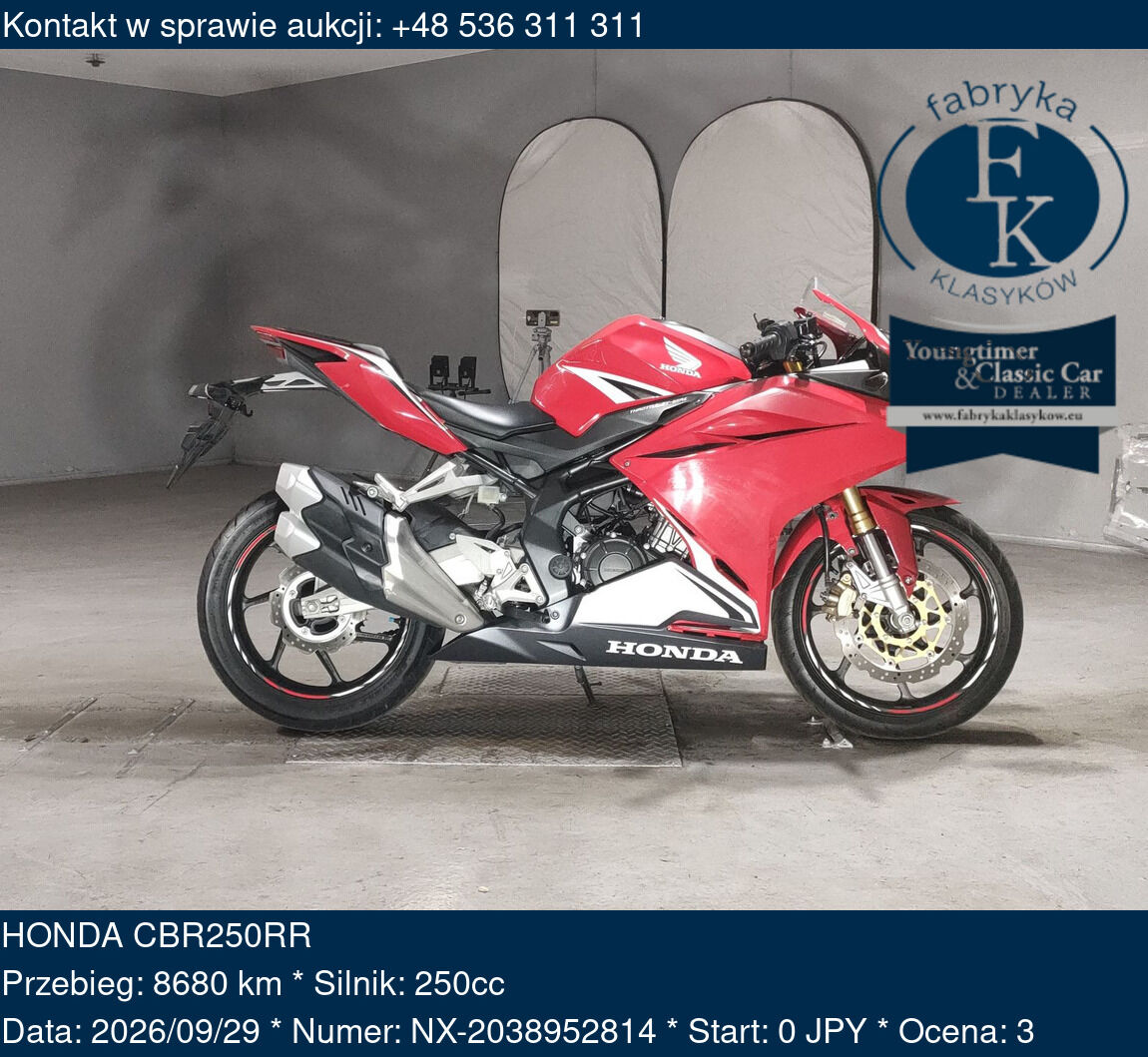 HONDA CBR250RR  - zdjęcie 2