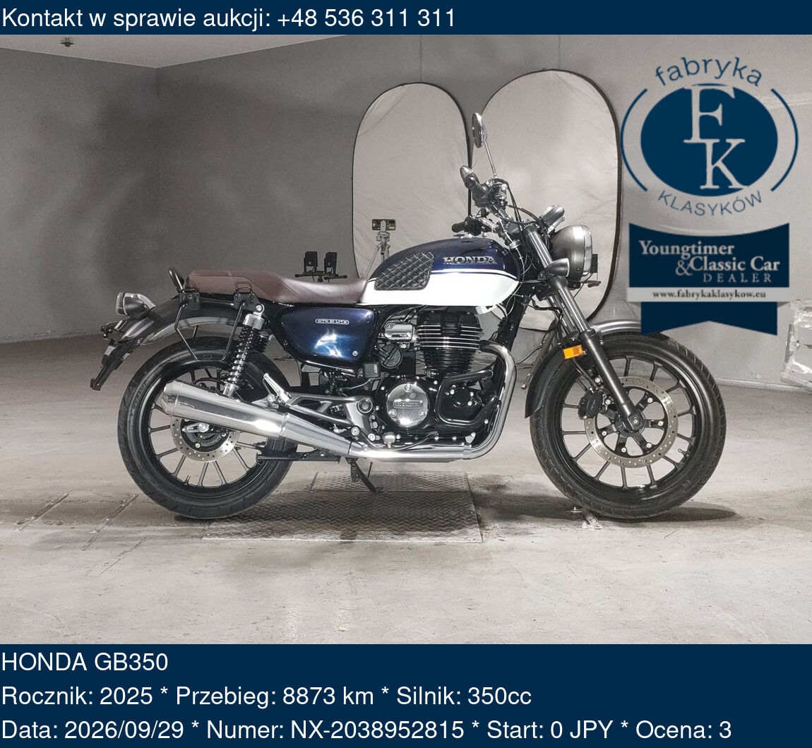 HONDA GB350 2025 - zdjęcie 2